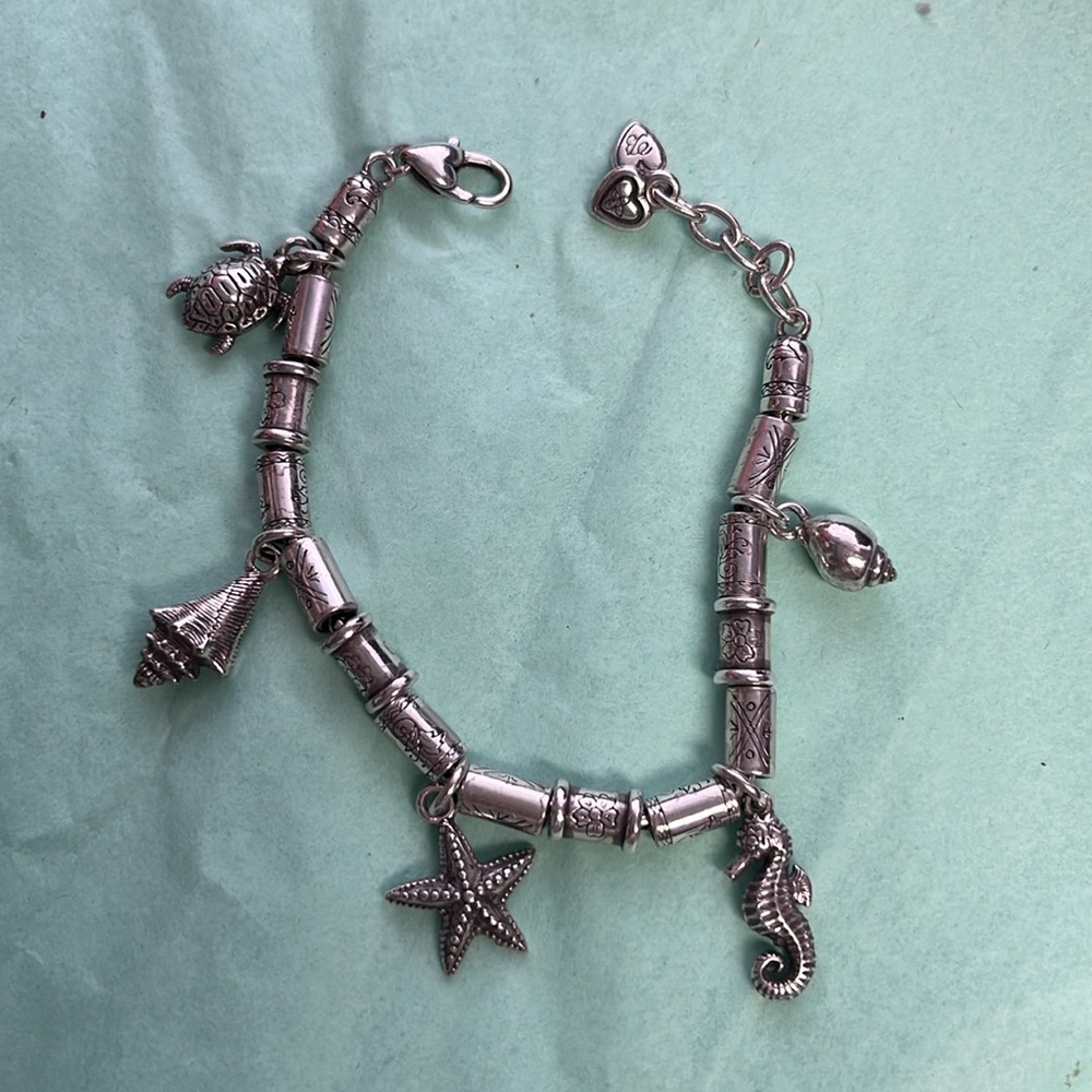 Brighton Under the Sea Barrel Charm Bracelet RETIRED - Picture 7 of 9